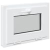vidaXL Basement Window Internal Colour White RISOR 55 x 45 cm