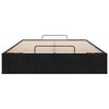 vidaXL Ottoman Bed Frame No Mattress Black Double Velvet