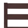 vidaXL Bed Frame without Mattress Dark Brown Solid Pine Wood 120x200 cm