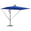 vidaXL Umbrella Azurblau 294 x 200 x 270 cm Polyester and Aluminium