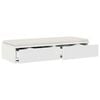 vidaXL Bed Drawers White 80 x 36.5 x 16.5 cm Engineered Wood