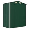vidaXL Garden Shed Green 192x108x223 cm Galvanised Steel