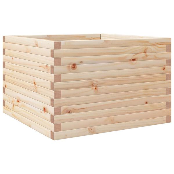 vidaXL Garden Planter 70x70x46 cm Solid Wood Pine