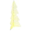 vidaXL Christmas Tree with 160 LEDs Warm White 150 cm Acrylic