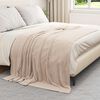 vidaXL Throw Blankets 6 pcs Beige 150 x 200 cm Fleece