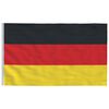 vidaXL Germany Flag and Pole 6.08 m Aluminium