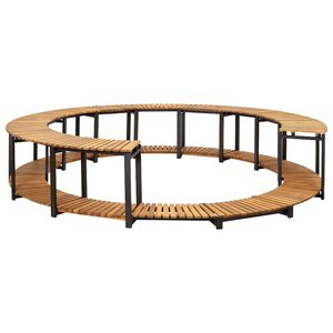 vidaXL Spa Surround 273x53 cm Solid Acacia Wood