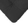 vidaXL Seat Cushions 4 pcs Black 40 x 40 cm Microfibre Fabric