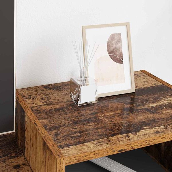 vidaXL TV Cabinet Old Wood 160 x 35 x 55 cm Engineered Wood