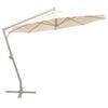 vidaXL Outdoor Umbrellas Beige Polyester