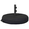 vidaXL Patio Umbrella Base 60 x 60 cm Steel Black