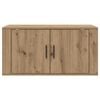 vidaXL Wall Mounted TV Cabinet Artisan oak 80 x 34.5 x 40 cm
