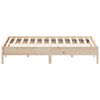 vidaXL Bed Frame without Mattress 200x200 cm Solid Wood Pine