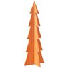 vidaXL Wooden Christmas Tree for Decoration Wax Brown 112 cm