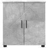 vidaXL Bathroom Cabinet with Storage Concrete Grey 61 x 35 x 64 cm