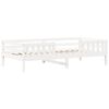 vidaXL Bed Frame with Roof without Mattress White 80x200 cm