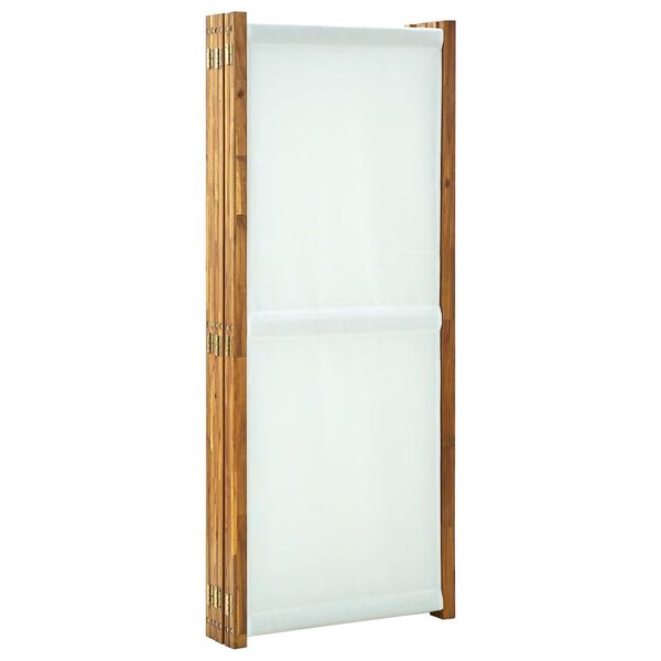 vidaXL 6-Panel Room Divider Cream White 420x170 cm