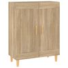 vidaXL Sideboard Sonoma Oak 69.5x34x90 cm Engineered Wood