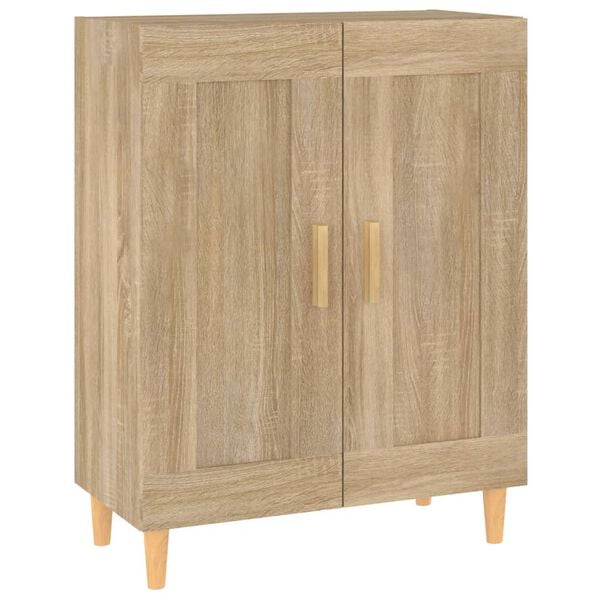 vidaXL Sideboard Sonoma Oak 69.5x34x90 cm Engineered Wood