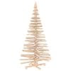 vidaXL Wooden Christmas Tree KOTKA 150 cm Solid Pine Wood Natural