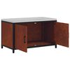 vidaXL Kitchen Storage with Shelf Rusty 90 x 50 x 53 cm Steel