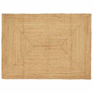 vidaXL Area Rug Beige 120 x 170 cm Jute