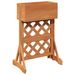 vidaXL Vertical Garden Trellis Orange 48 x 30 x 70.5 cm Solid Fir Wood