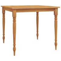 vidaXL Batavia Table 85x85x75 cm Solid Wood Teak