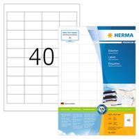 HERMA Permanent Labels PREMIUM A4 48.5x25.4 mm 100 Sheets