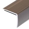 vidaXL Stair Nosings in L-shape 5 pcs Aluminium 90 cm Brown