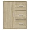 vidaXL Sideboard Sonoma Oak 60x31x70 cm Engineered Wood
