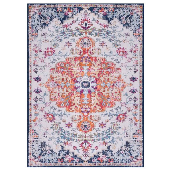 vidaXL Printed Rug Multicolour 120x160 cm Fabric