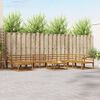 vidaXL Outdoor Sofa Set 9 pcs Natural Solid Acacia Wood