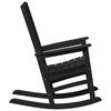 vidaXL Garden Rocking Chair Black 92 x 70 x 108cm HDPE