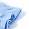 Kids' T-shirt with Ruffle Sleeves Light Blue 104