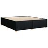 vidaXL Bed Frame without Mattress Black&nbsp;Super King Fabric