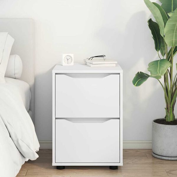 vidaXL Storage Cabinet White 40 x 48 x 57 cm Engineered Wood