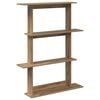 vidaXL Wall Shelf Artisan Oak 100 x 20 x 126 cm Engineered Wood