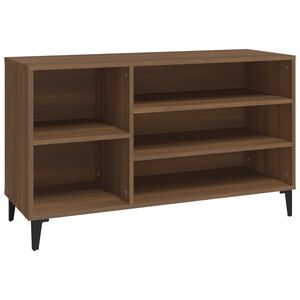 vidaXL Shoe Cabinet Brown Oak 102x36x60 cm Engineered Wood