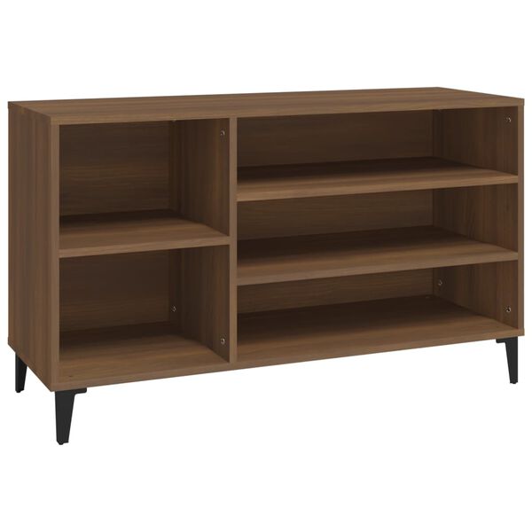 vidaXL Shoe Cabinet Brown Oak 102x36x60 cm Engineered Wood