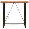 vidaXL Bar Table 110x55x107 cm Solid Wood Acacia and Iron