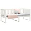 vidaXL Day Bed without Mattress White 90x190 cm Single Solid Wood Pine