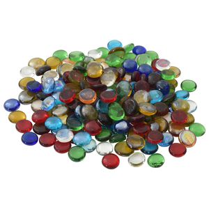vidaXL Glass Nugget 17-19 mm Multicolour Glass