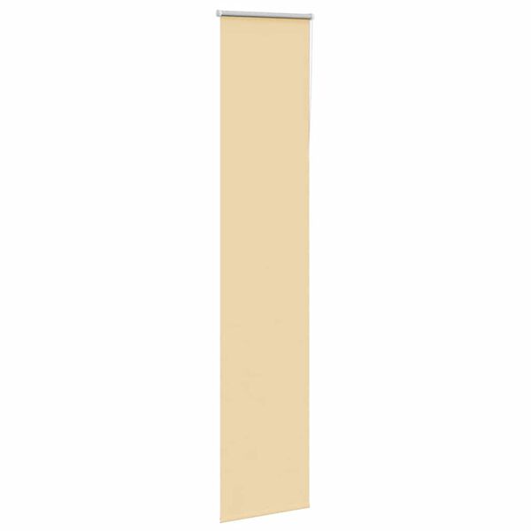 vidaXL Roller Blind Blackout Beige 50x230 cm Fabric Width 45.7 cm Polyester