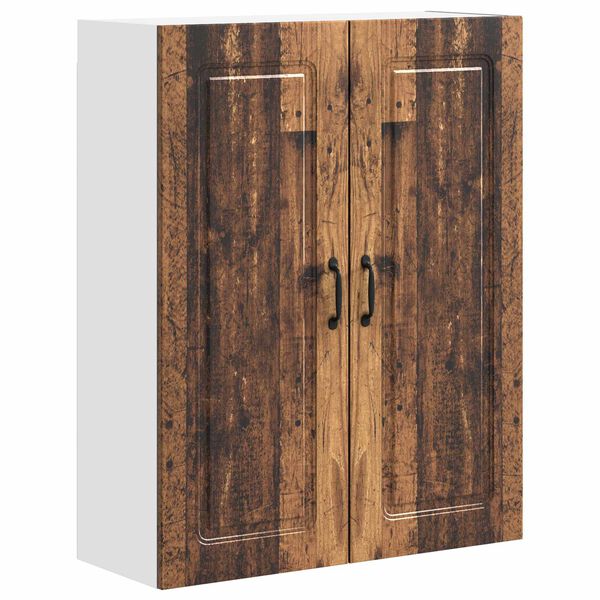 vidaXL Kitchen Cabinet with Storage Kalmar Old Wood 80 x 31 x 100 cm