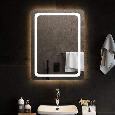 vidaXL LED Bathroom Mirror 60x80 cm