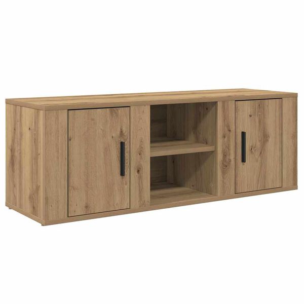 vidaXL TV Cabinet Artisan Oak 100 x 31.5 x 35 cm Engineered Wood