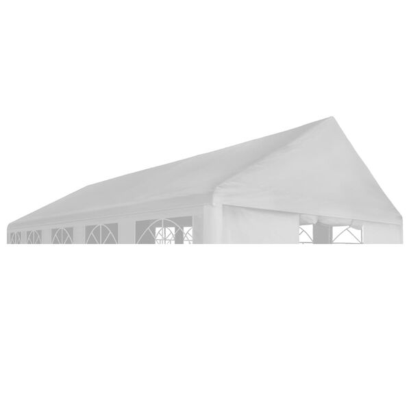 vidaXL Party Tent Roof 5 x 10 m White