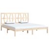 vidaXL Bed Frame without Mattress Solid Wood Super King
