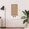 vidaXL Roller Blind with Curtains Manual Nature 60 x 220 cm Bamboo